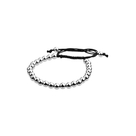 🔴 Bracelet - Platinum Bead 4MM. - Picture 1 of 1